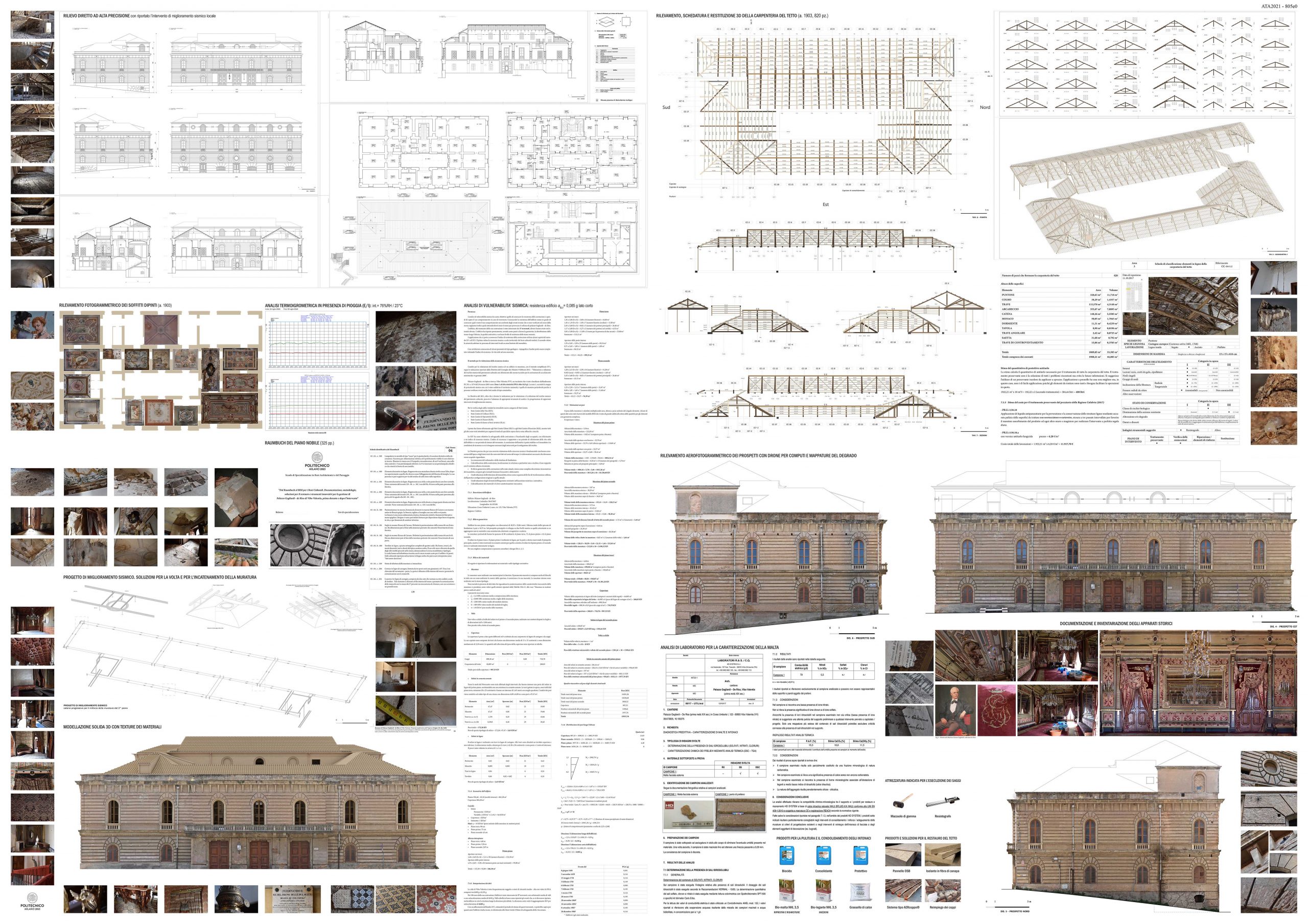 Restoration project of the “Palazzo Gagliardi – de Riso” in Vibo Valentia Board