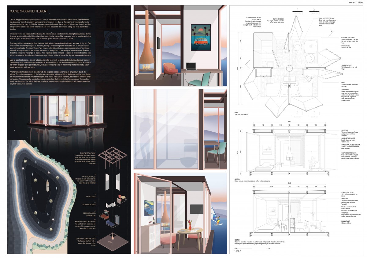 Clover Room Settlement Board