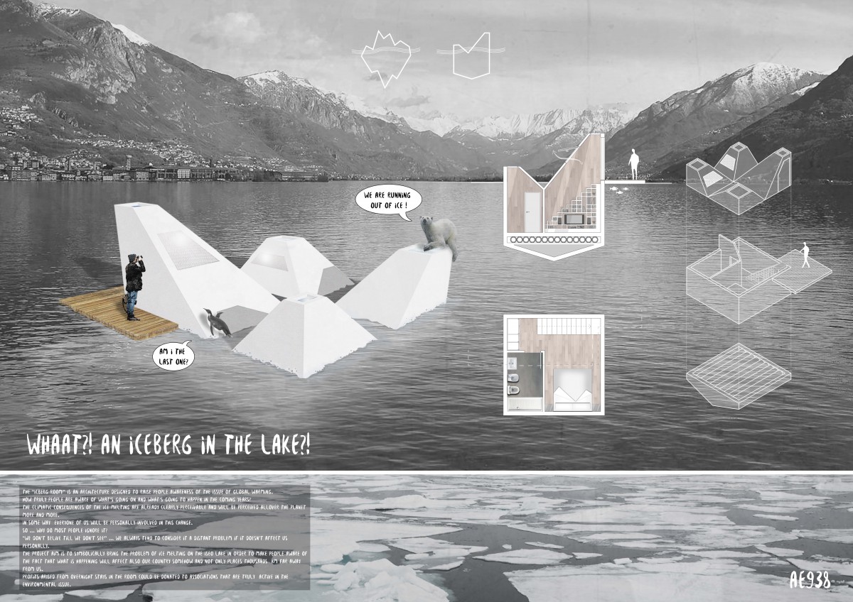 Whaat?! An icberg in the lake?! Board
