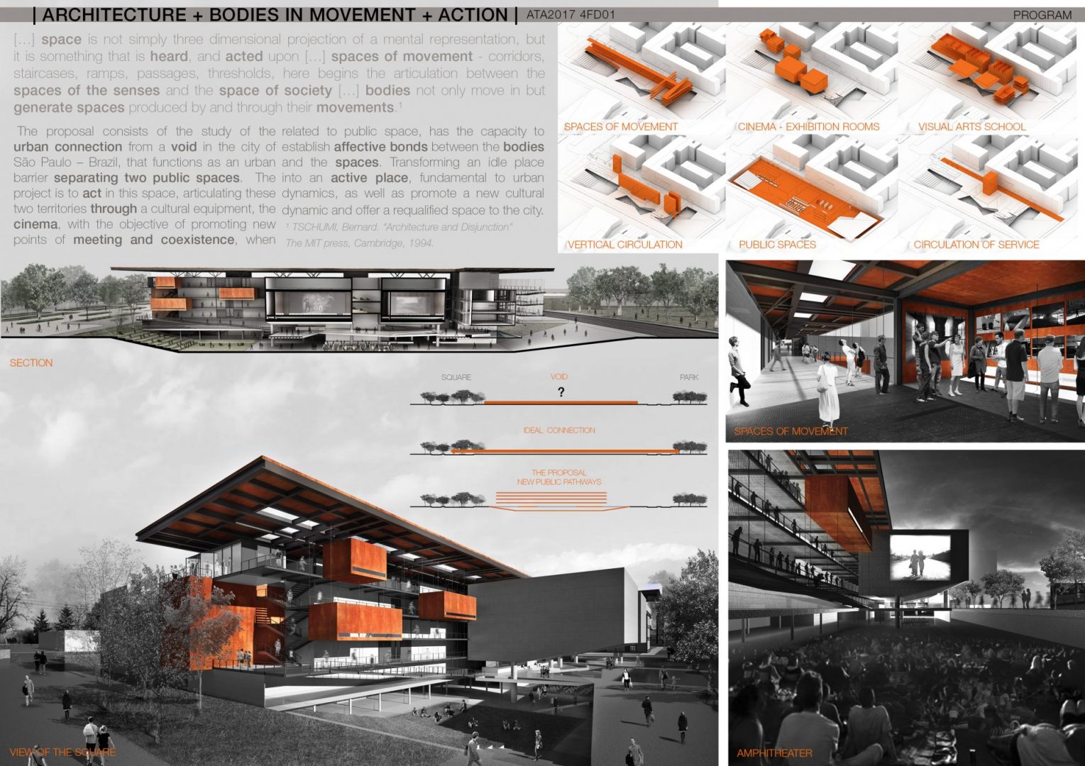 | ARCHITECTURE + BODIES IN MOVEMENT + ACTION | Board