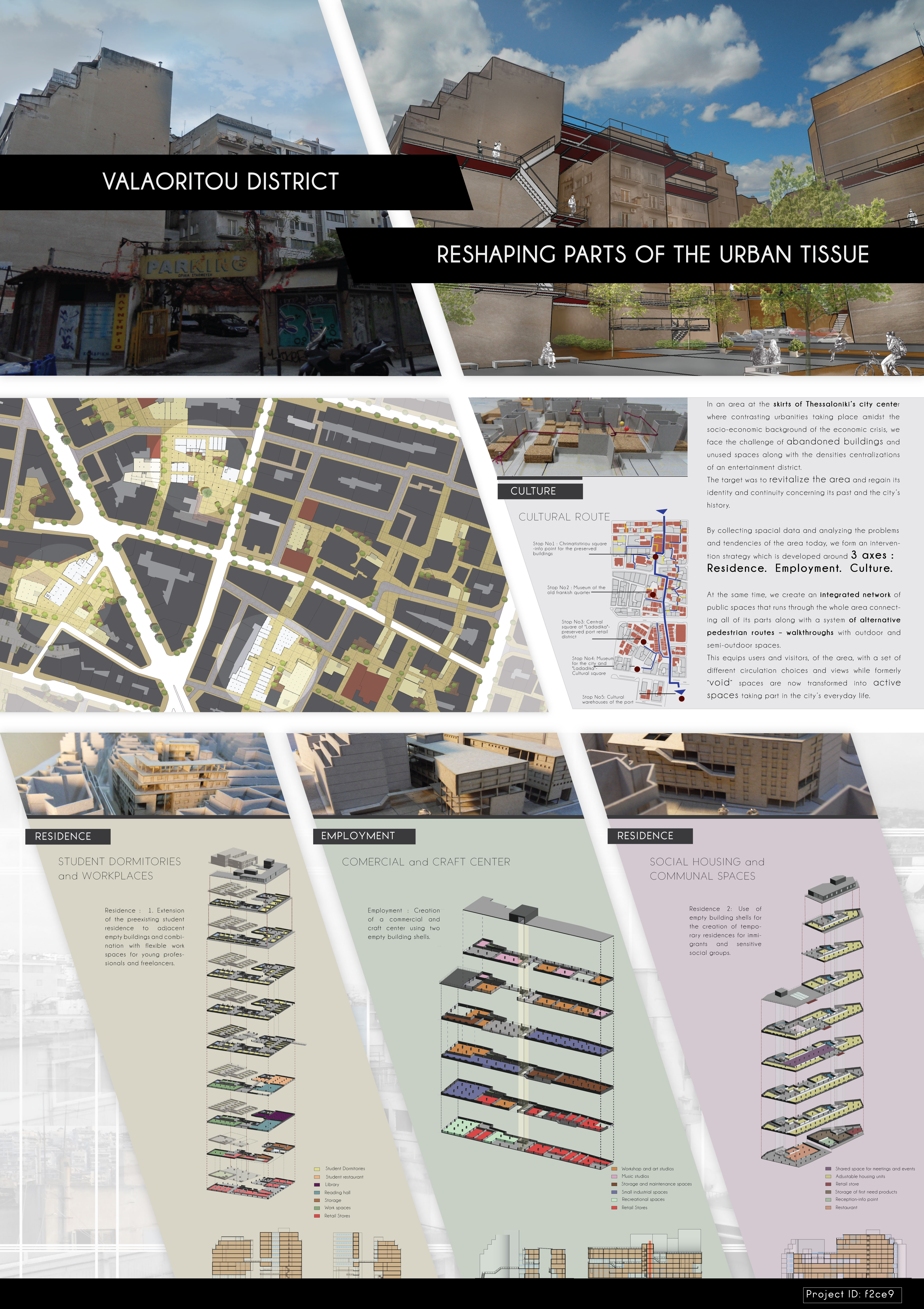 Valaoritou District_ Reshaping parts of the Urban tissue Board