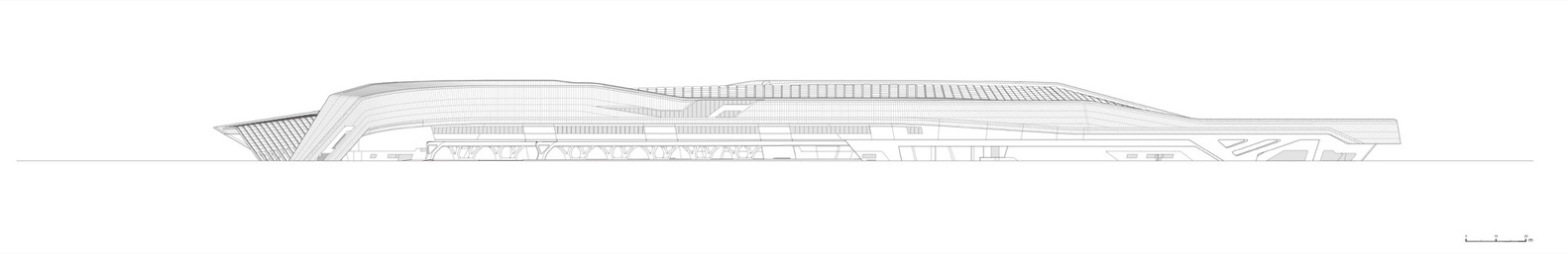 Plans & elevation courtesy of Zaha Hadid Architects