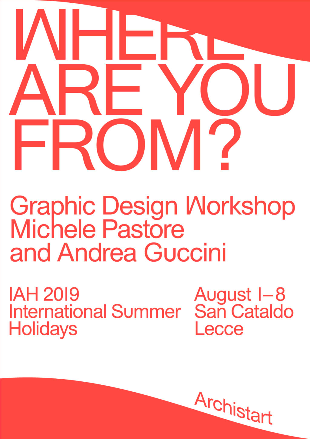 IAHsummer19 - Graphic design workshop | Archistart