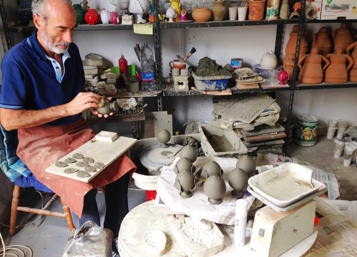 ceramic artisan Salvino de Donatis