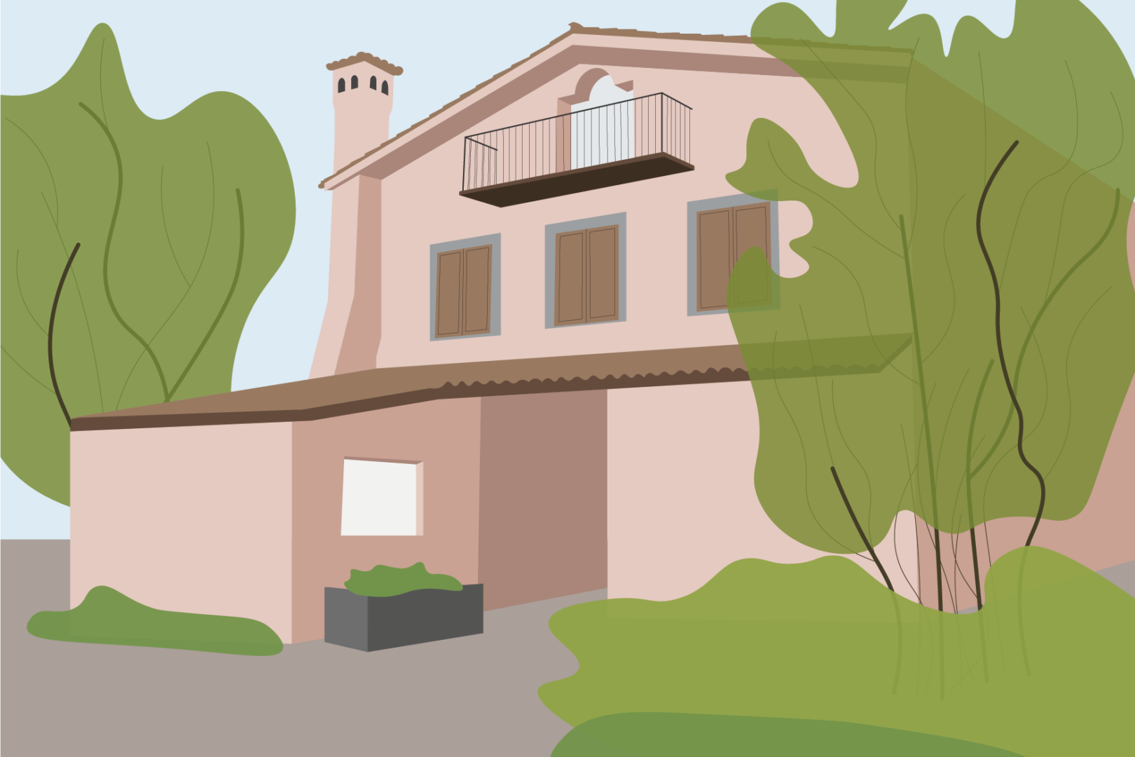 Borgo Paraelios illustrazione Borgo Paraelios illustrazione